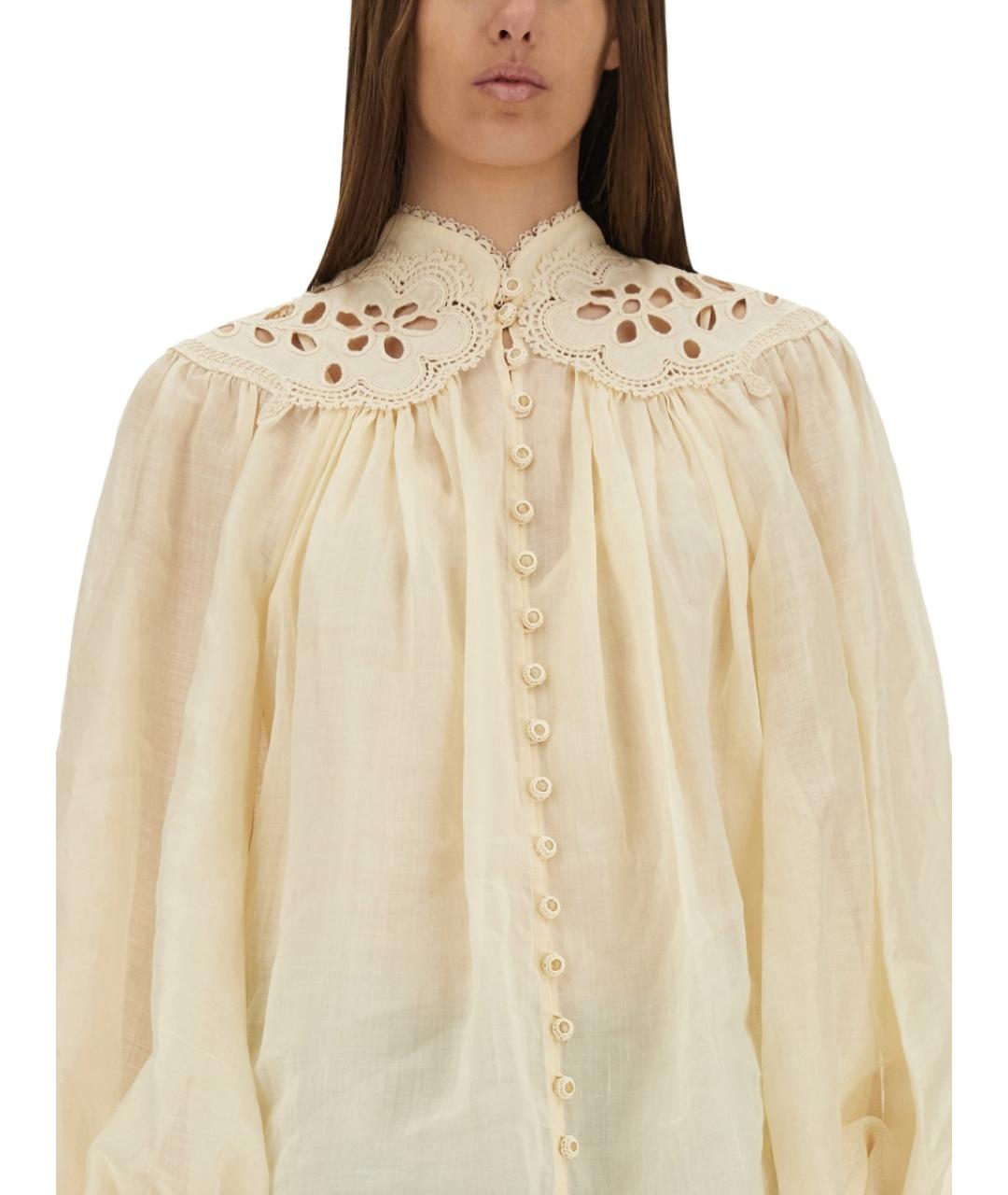 ZIMMERMANN Белая рубашка, фото 4