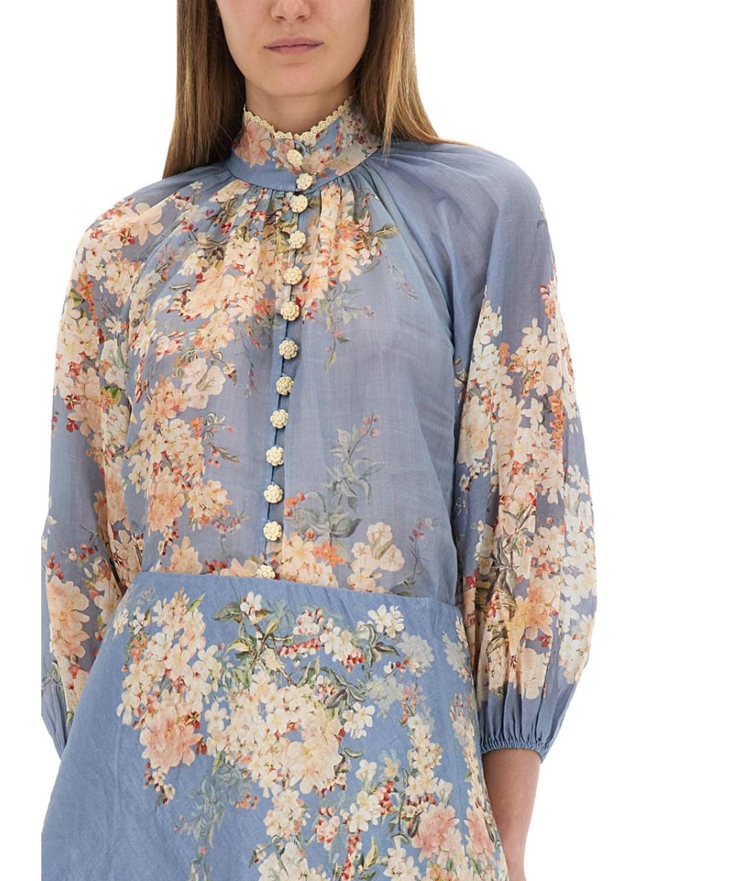 ZIMMERMANN Синяя рубашка, фото 4