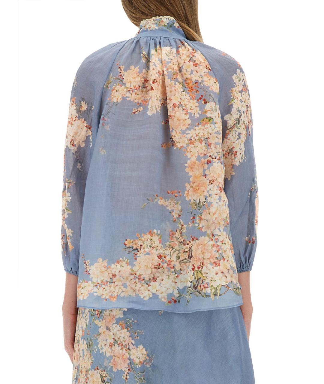 ZIMMERMANN Синяя рубашка, фото 3