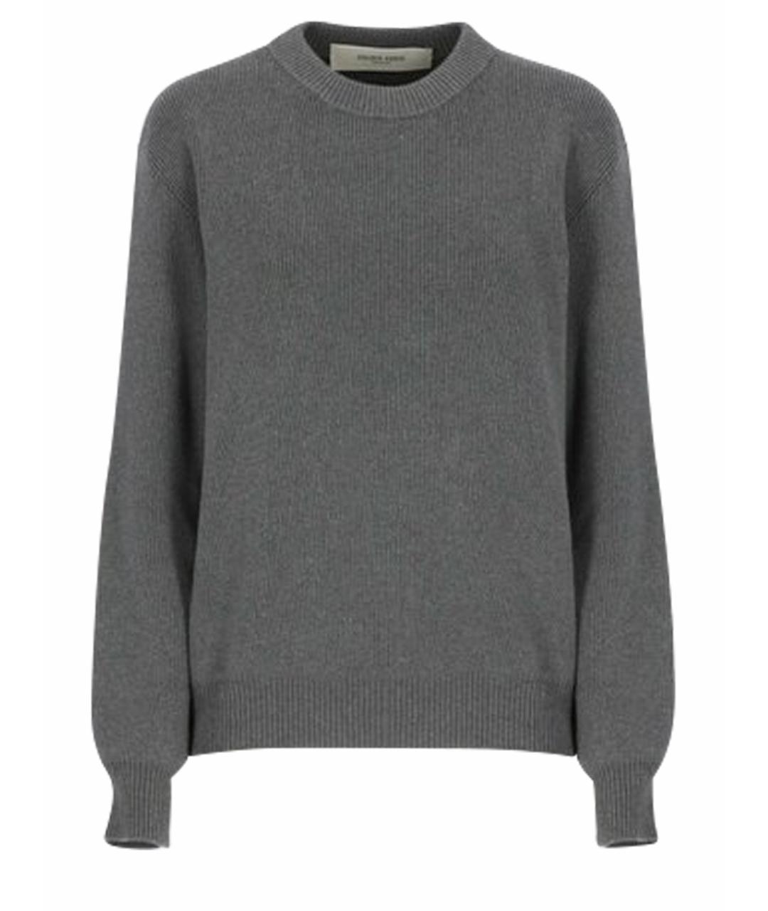 GOLDEN GOOSE DELUXE BRAND Серый хлопковый джемпер / свитер, фото 1