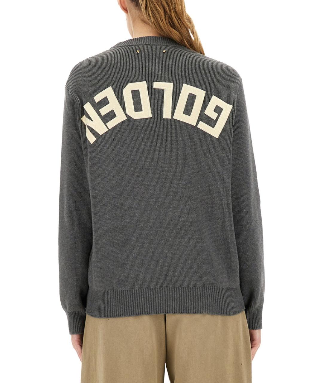 GOLDEN GOOSE DELUXE BRAND Серый хлопковый джемпер / свитер, фото 4