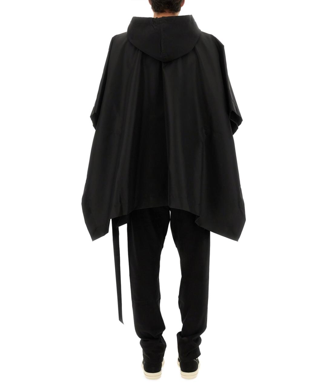RICK OWENS DRKSHDW Черный полиамидовый тренч / плащ, фото 4