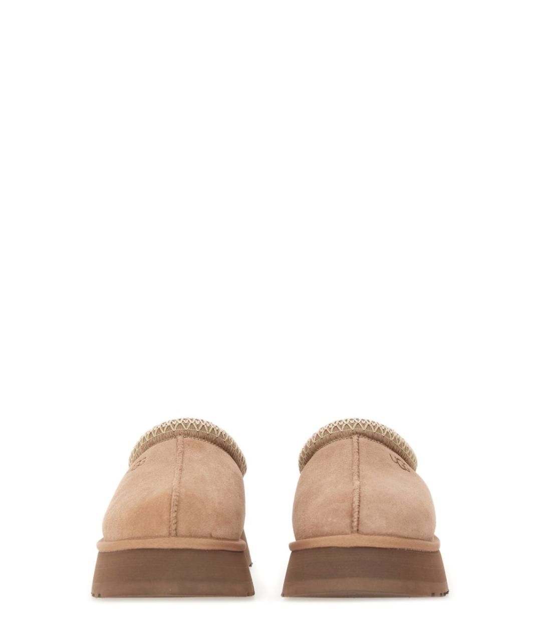 UGG AUSTRALIA Коричневые кожаные шлепанцы, фото 5