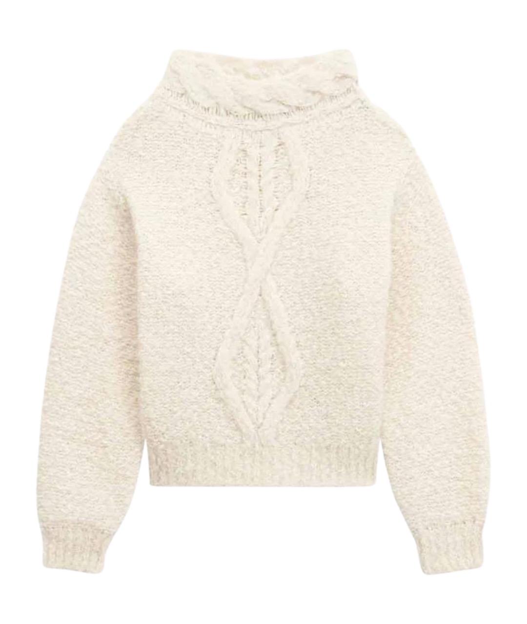 ISABEL MARANT Бежевый шерстяной джемпер / свитер, фото 1