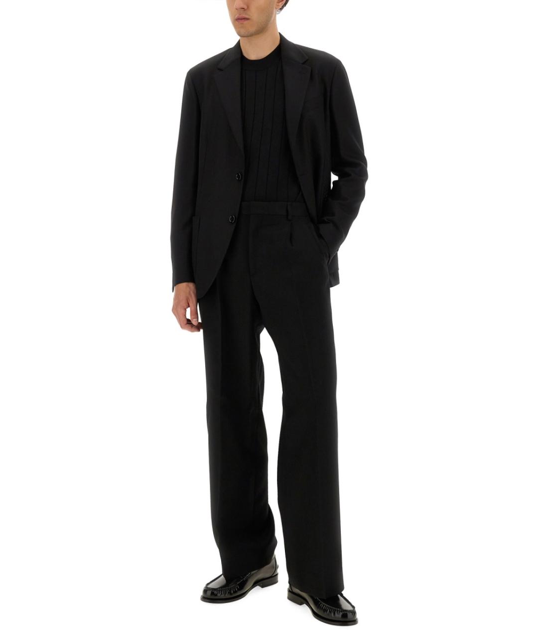 BALMAIN Черный шелковый джемпер / свитер, фото 2