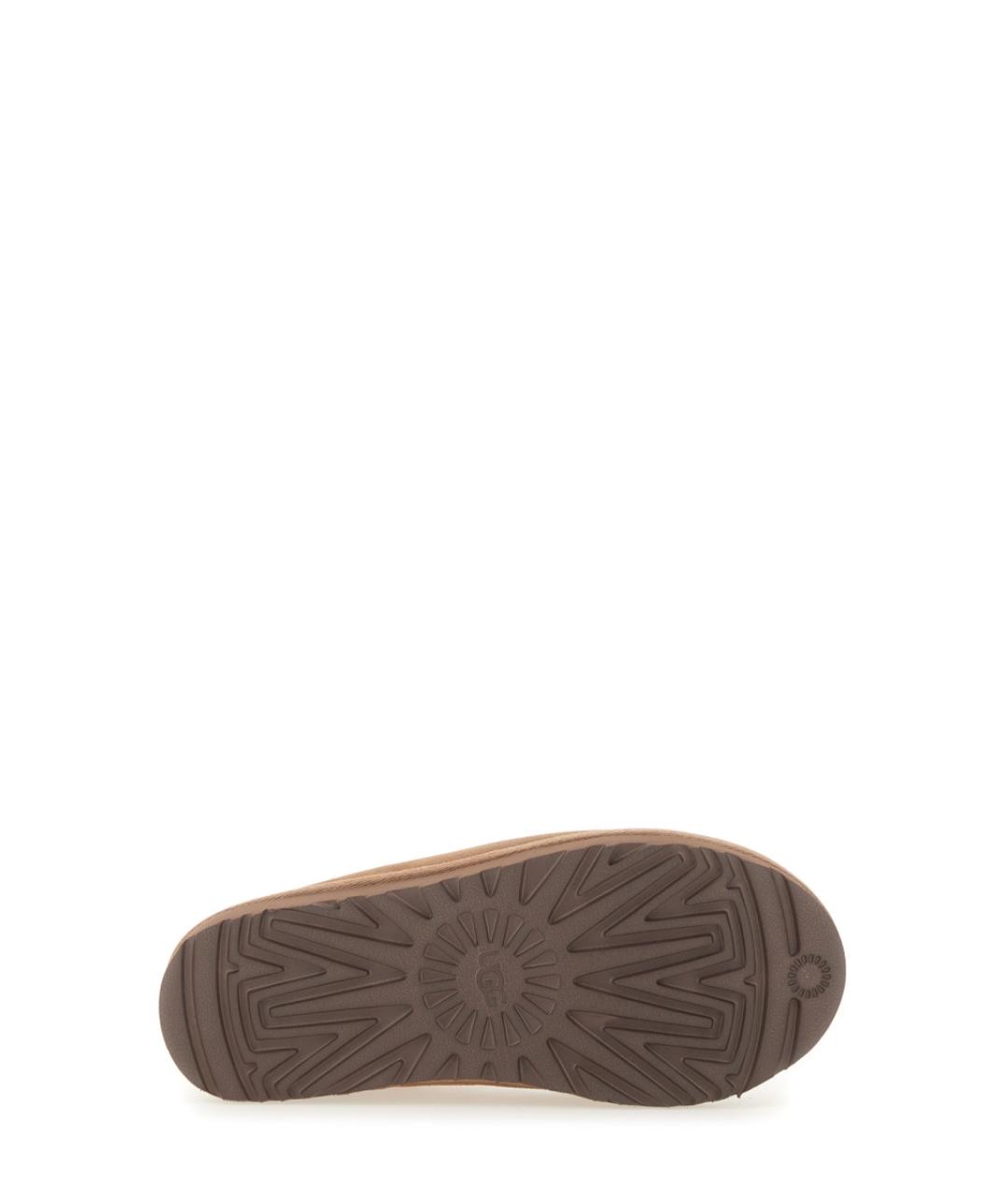 UGG AUSTRALIA Бежевые замшевые сабо, фото 6