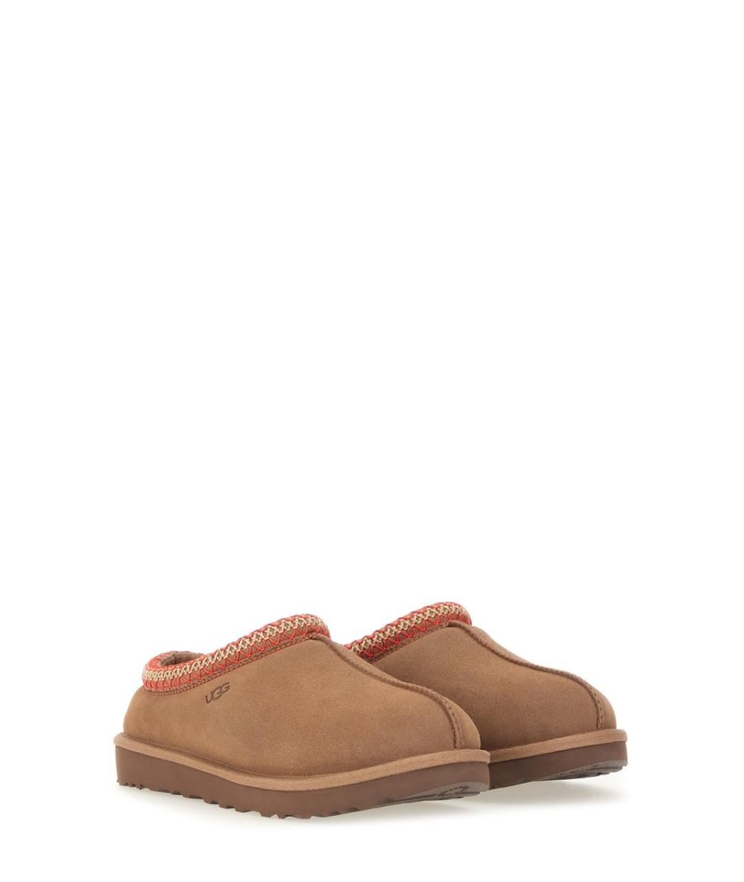 UGG AUSTRALIA Бежевые замшевые сабо, фото 3