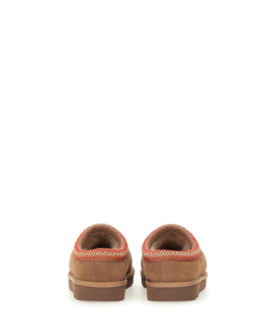 UGG AUSTRALIA Бежевые замшевые сабо, фото 4