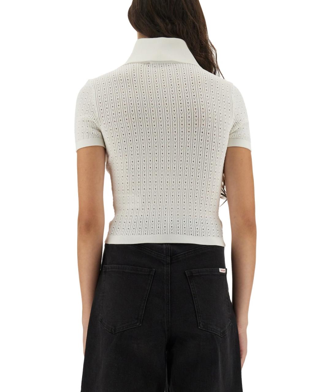 SELF-PORTRAIT Белая вискозная блузы, фото 4