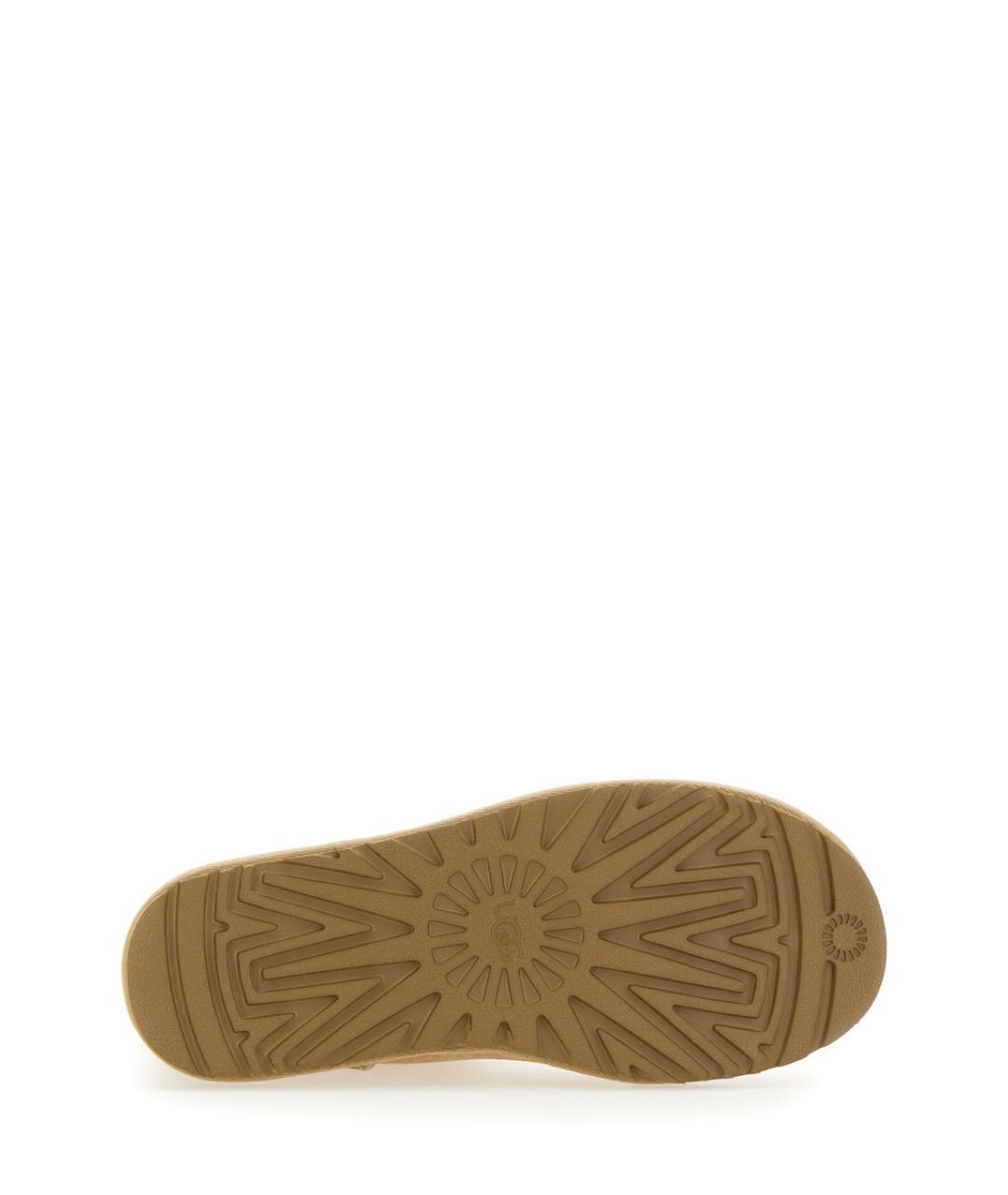 UGG AUSTRALIA Бежевые кожаные ботинки, фото 4