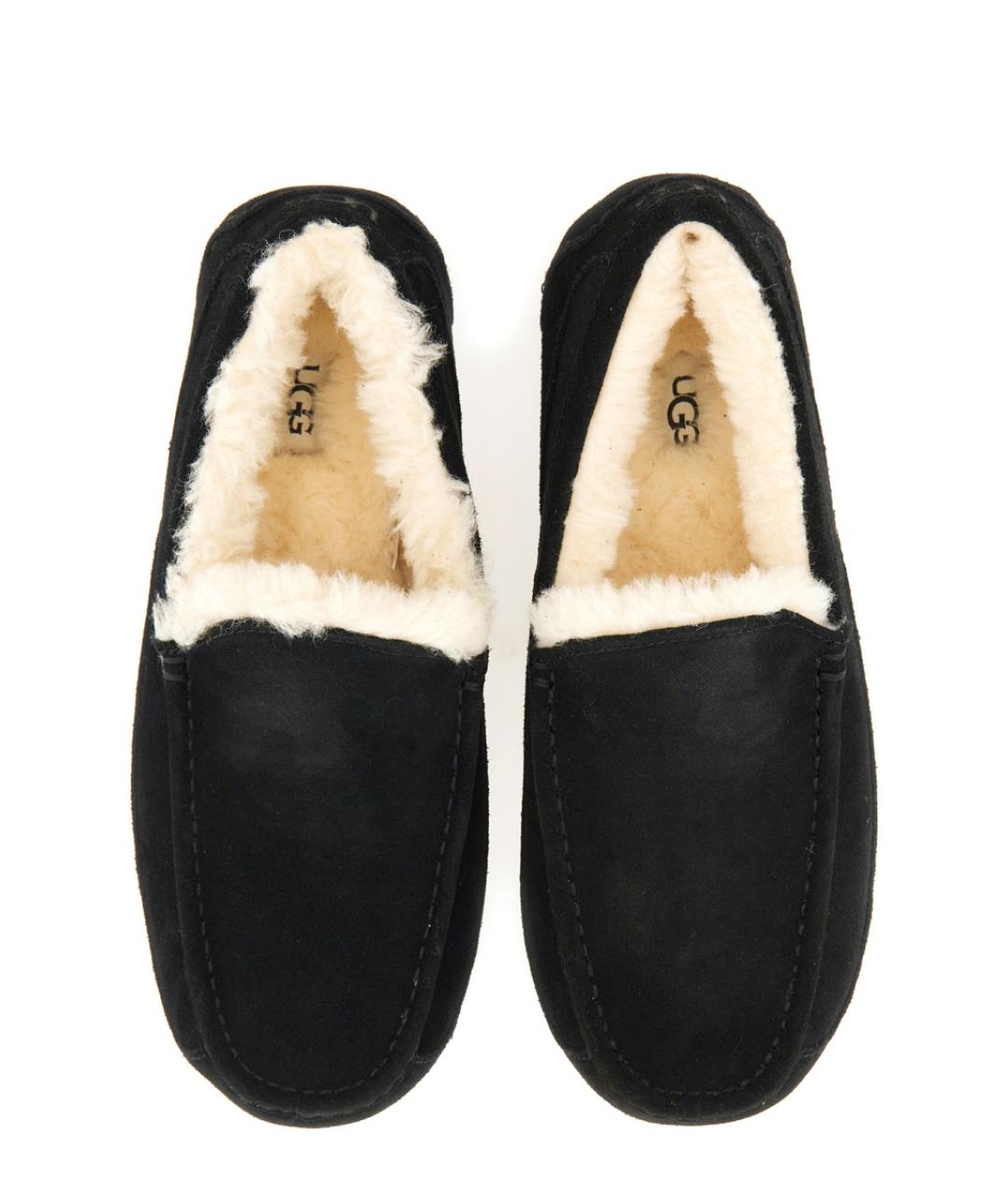 UGG AUSTRALIA Черные замшевые лоферы, фото 6