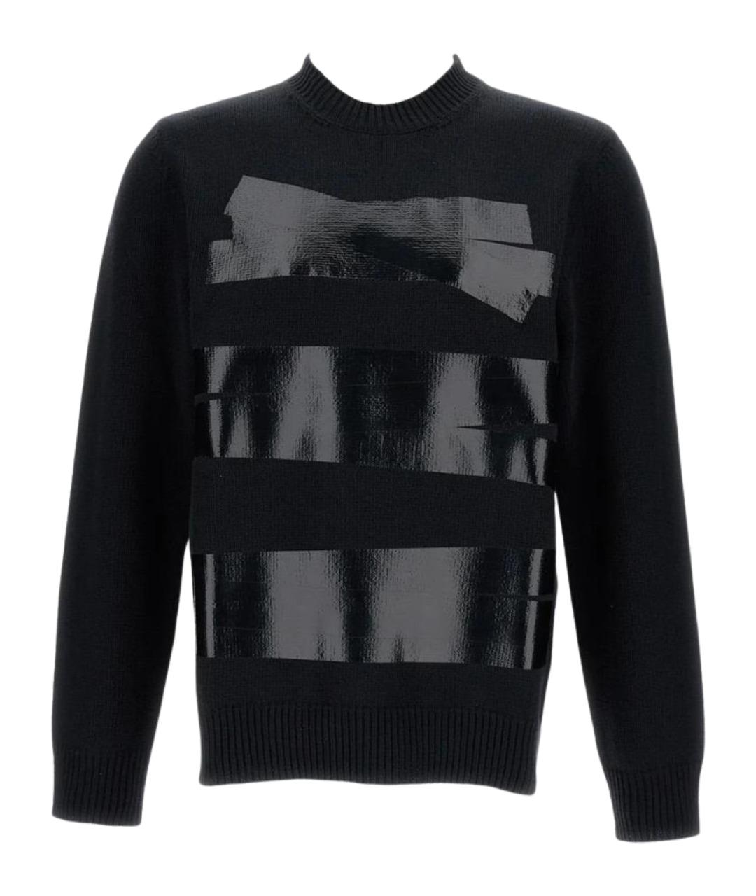 MM6 MAISON MARGIELA Черный шерстяной джемпер / свитер, фото 1