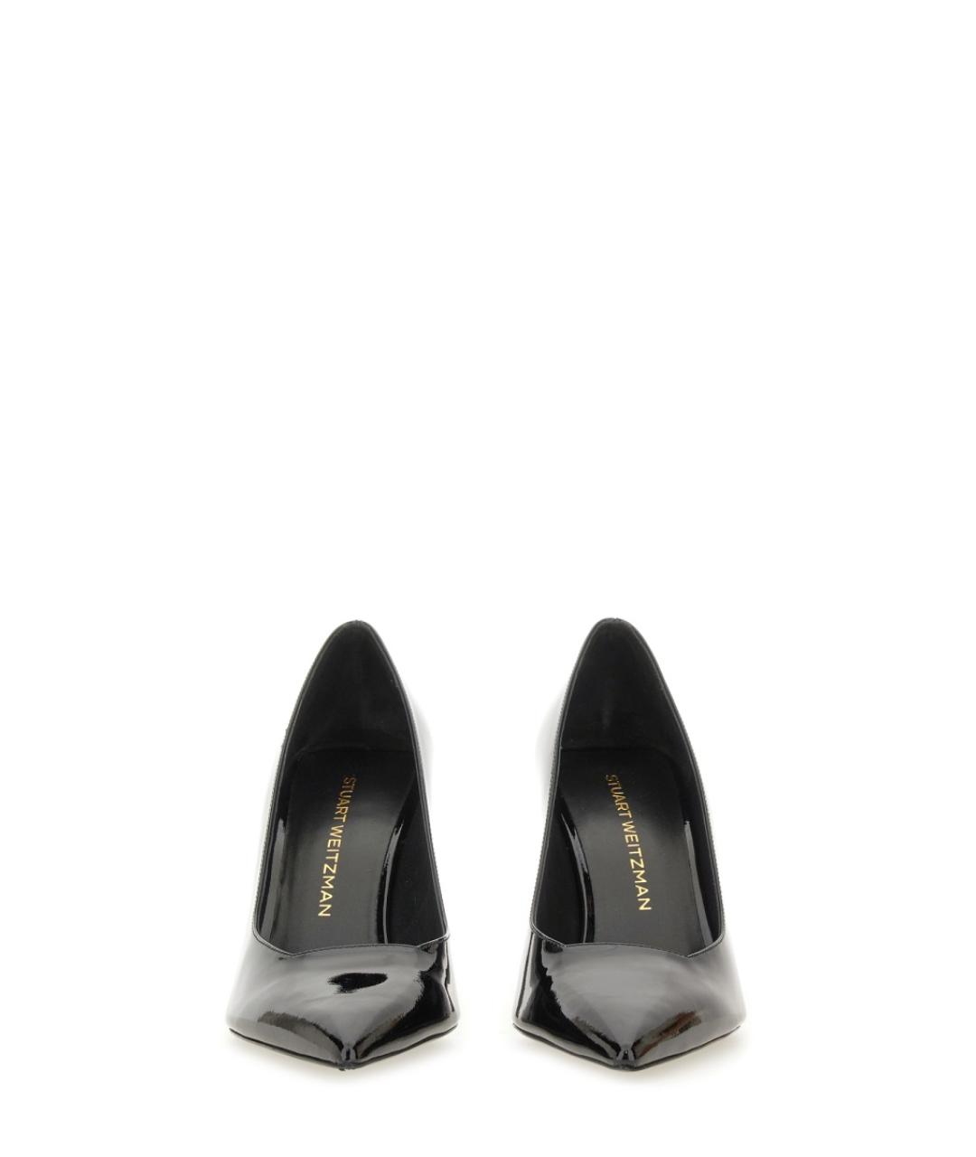 STUART WEITZMAN Черные туфли из лакированной кожи, фото 4