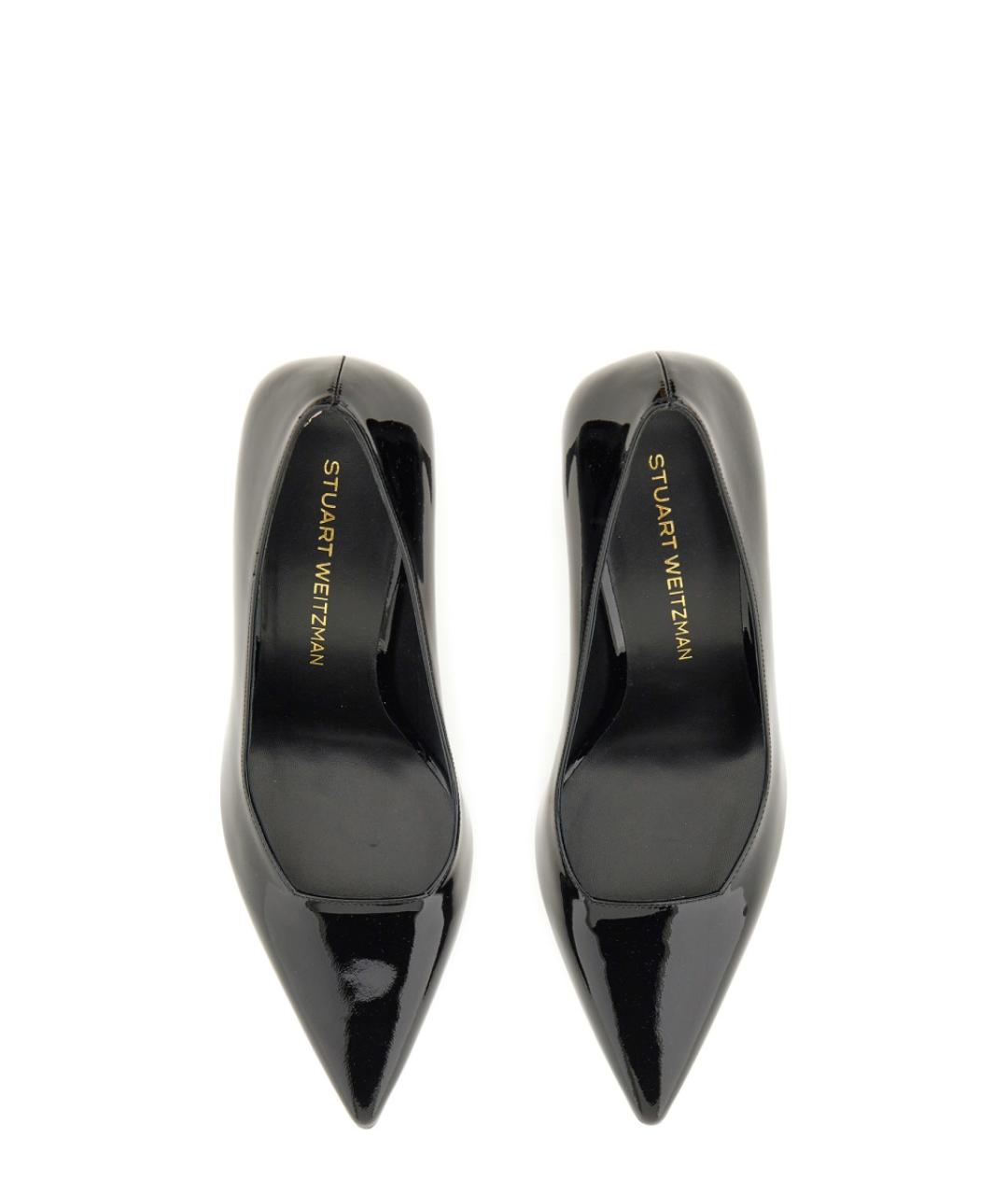 STUART WEITZMAN Черные туфли из лакированной кожи, фото 5