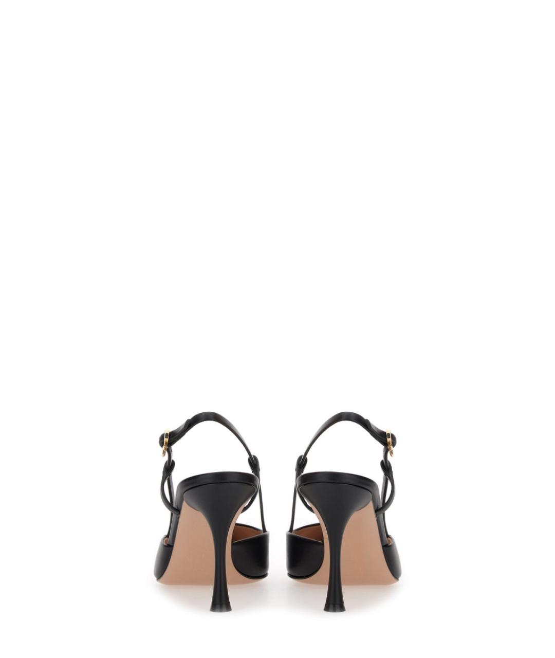 GIANVITO ROSSI Черные кожаные туфли, фото 4