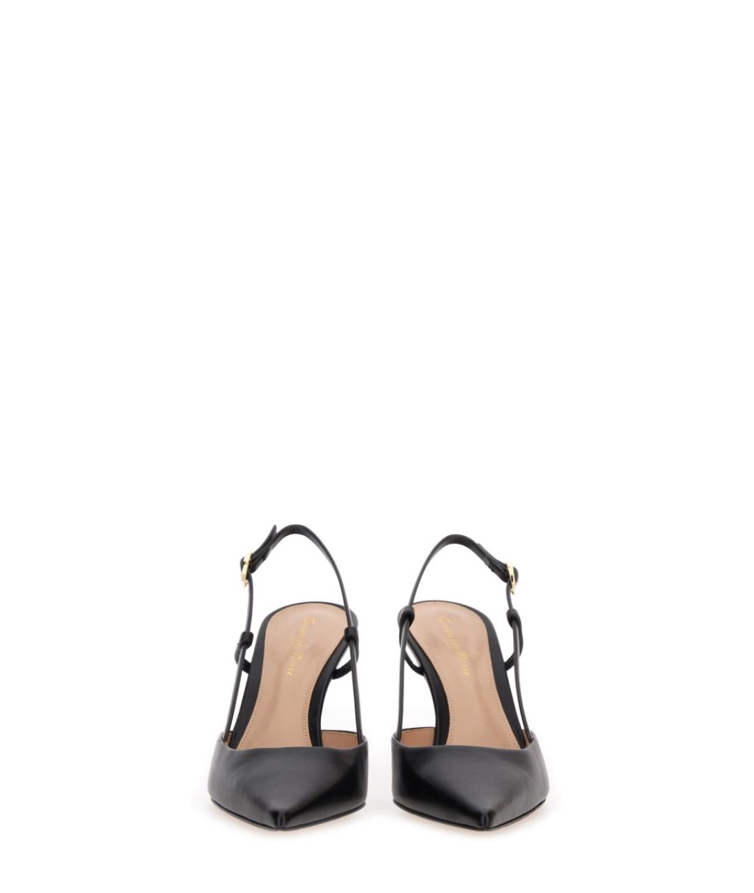 GIANVITO ROSSI Черные кожаные туфли, фото 5