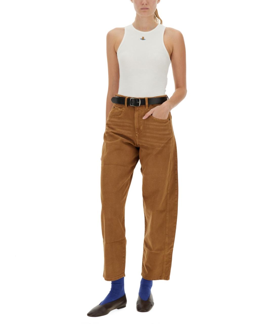 VIVIENNE WESTWOOD Белая хлопковая майка, фото 3