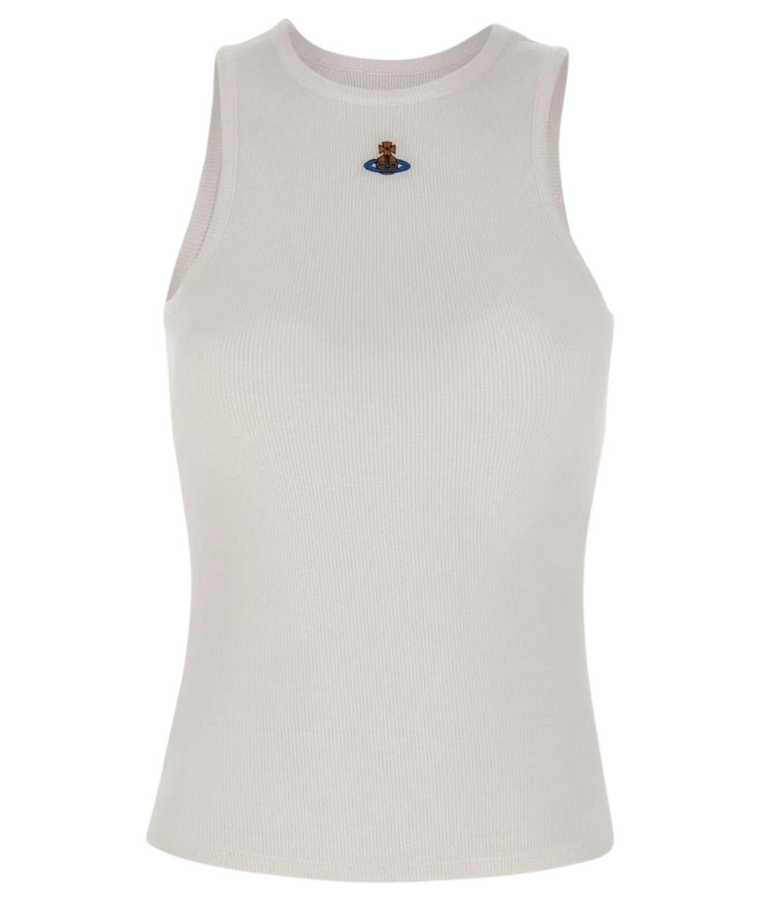 VIVIENNE WESTWOOD Белая хлопковая майка, фото 1