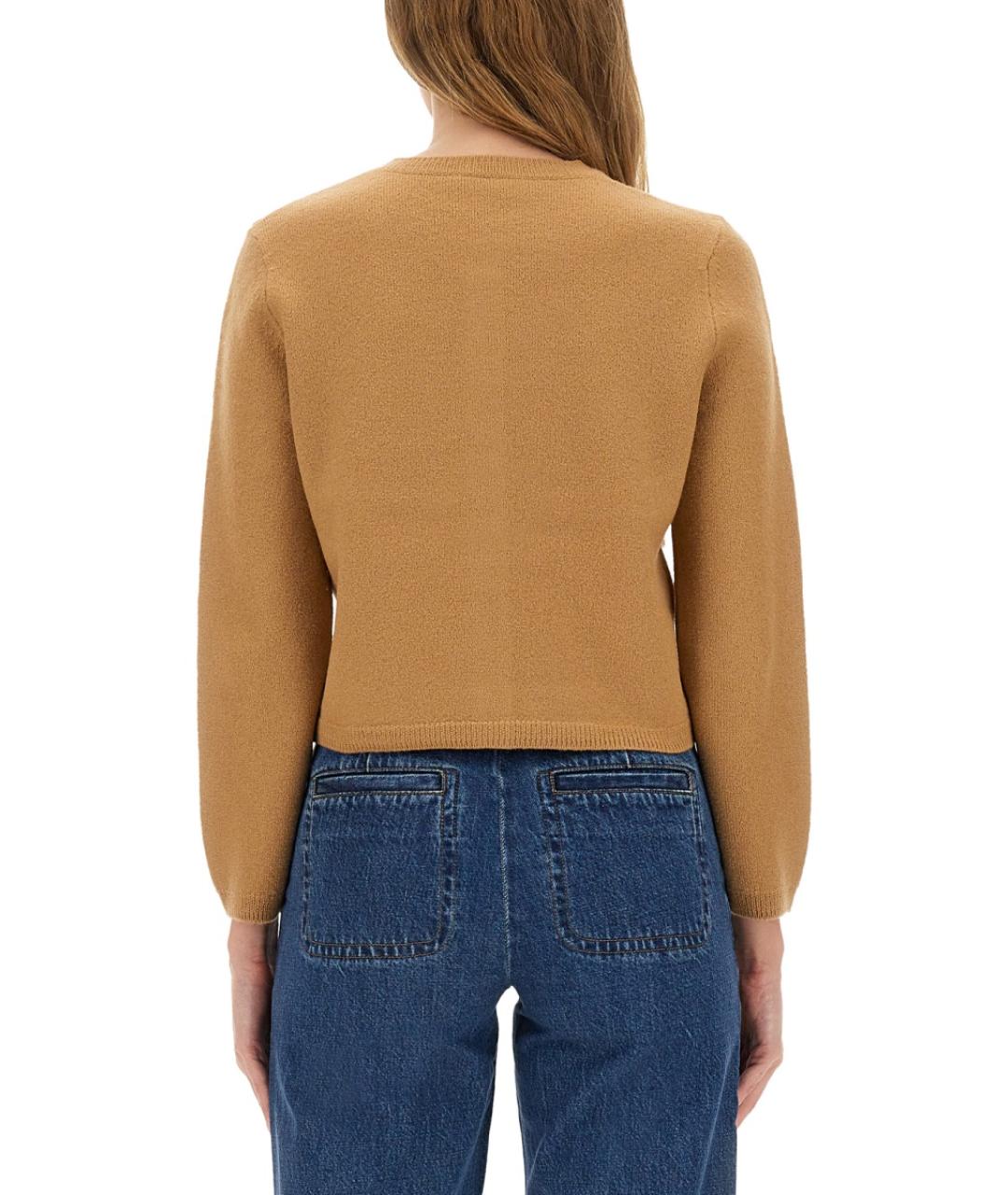 A.P.C. Бежевый шерстяной джемпер / свитер, фото 5