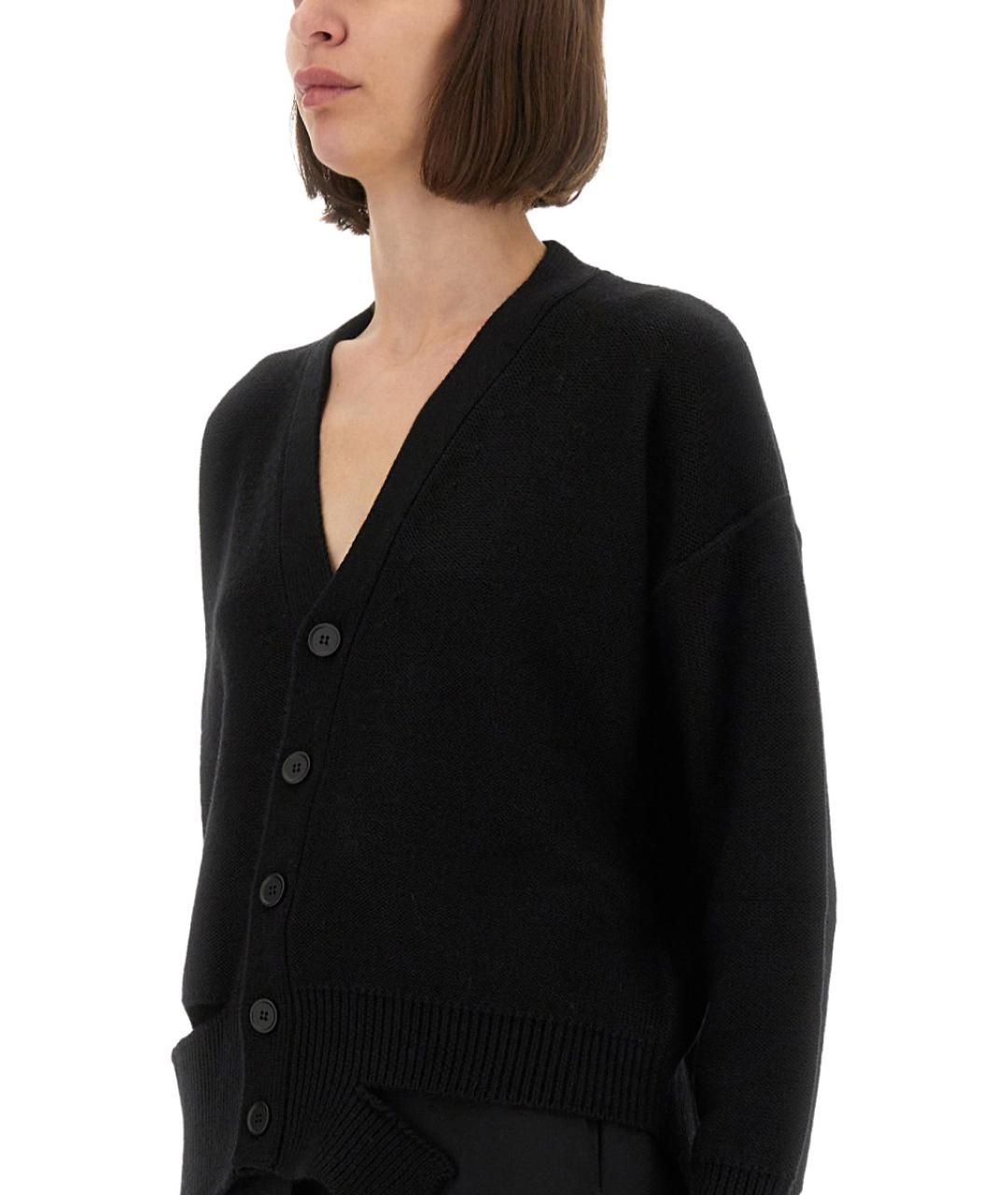 MM6 MAISON MARGIELA Черный шерстяной джемпер / свитер, фото 4