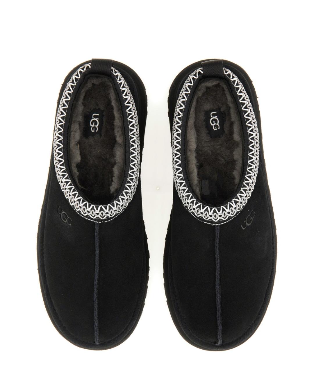 UGG AUSTRALIA Черные нубуковые ботинки, фото 2