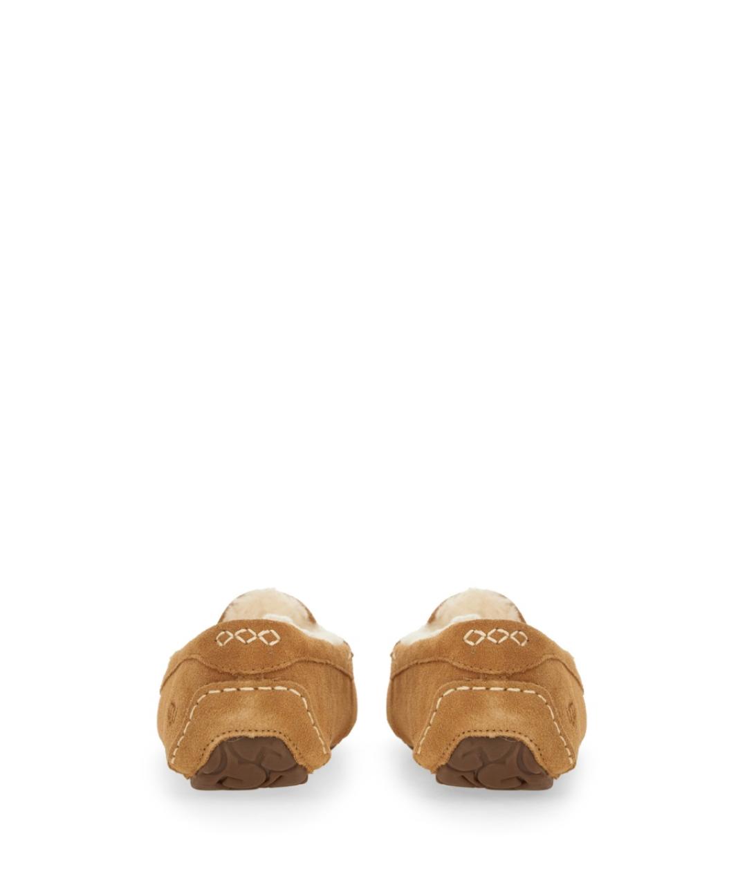 UGG AUSTRALIA Коричневые замшевые балетки, фото 4