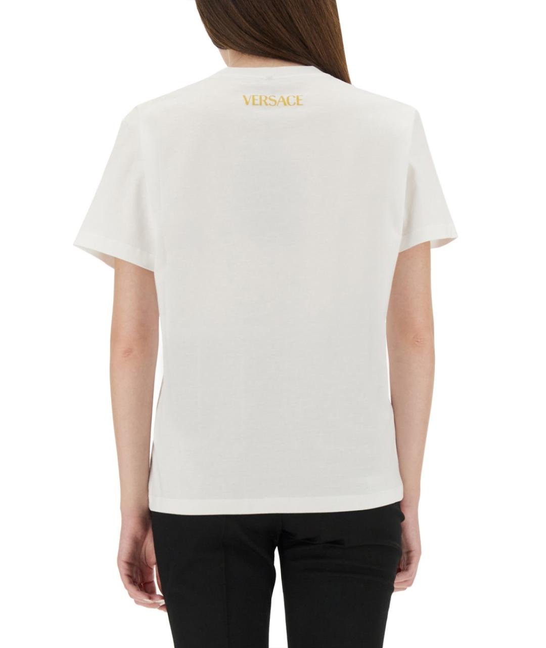 VERSACE Мульти хлопковая футболка, фото 4