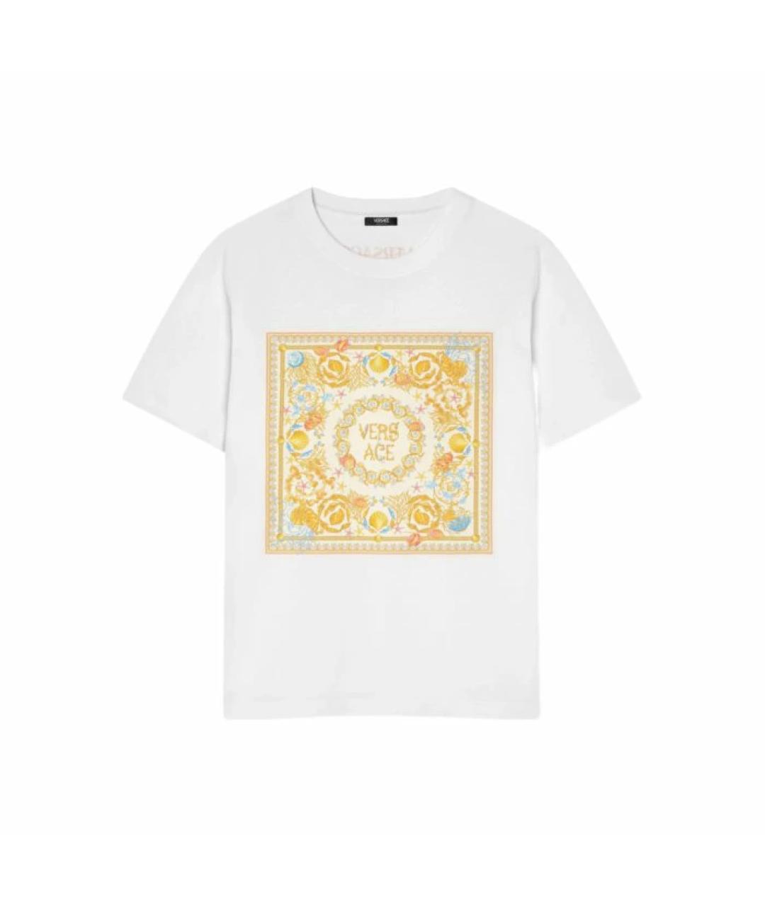 VERSACE Мульти хлопковая футболка, фото 1