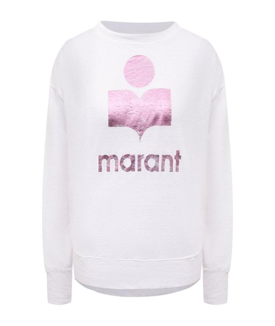 ISABEL MARANT ETOILE Белая льняная футболка, фото 5