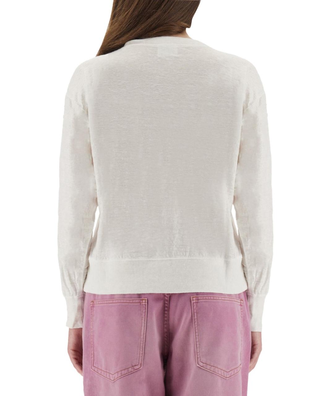 ISABEL MARANT ETOILE Белая льняная футболка, фото 2