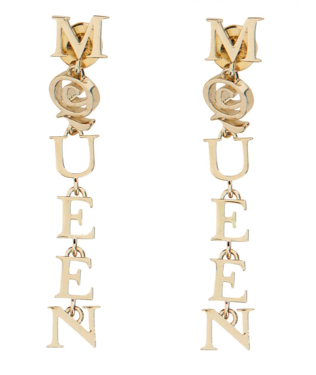 ALEXANDER MCQUEEN Золотые серьги, фото 1