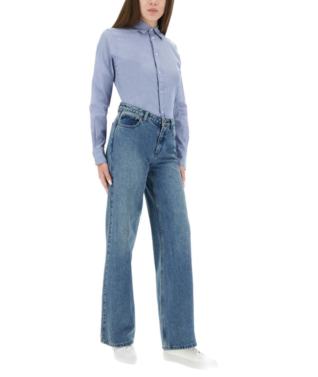 POLO RALPH LAUREN Синяя хлопковая рубашка, фото 2