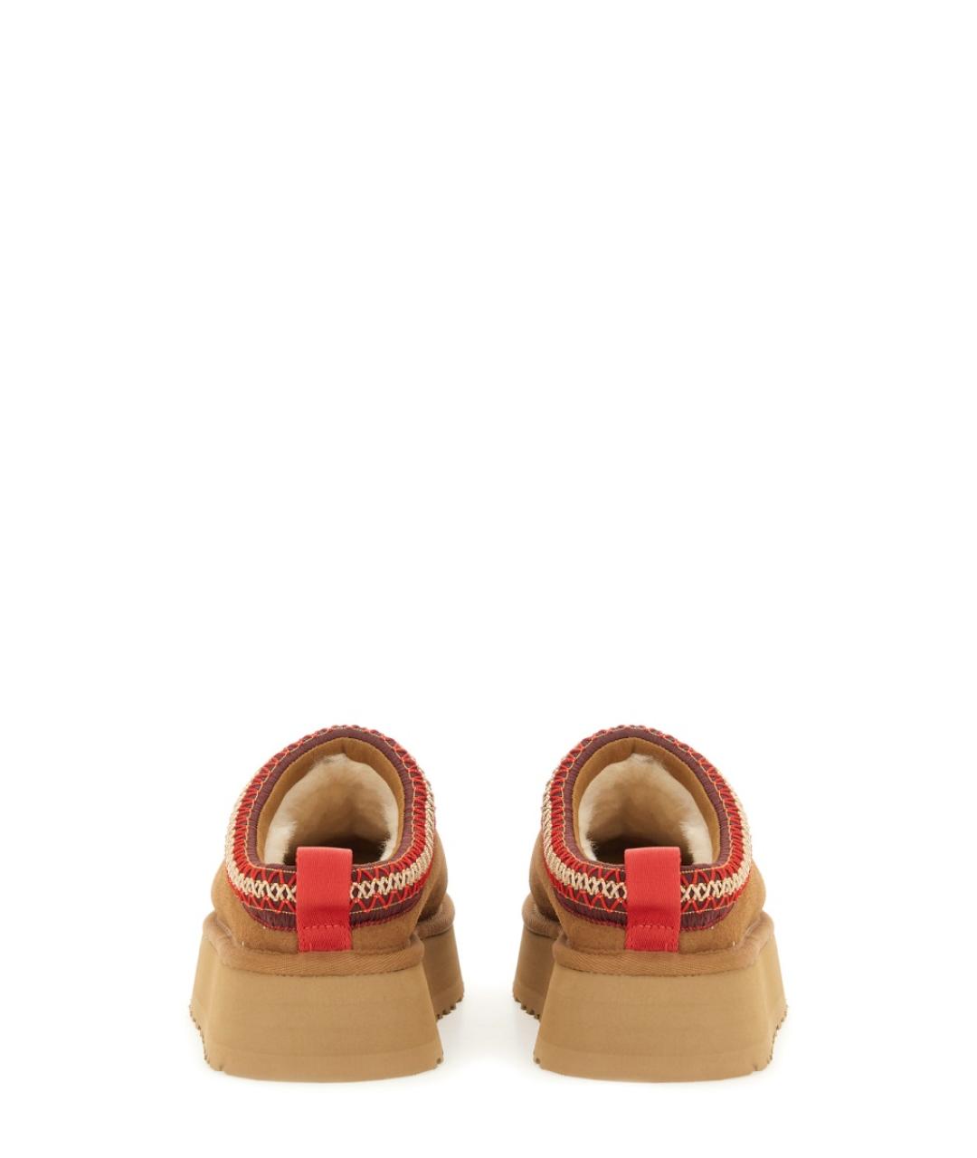 UGG AUSTRALIA Коричневые кожаные шлепанцы, фото 3