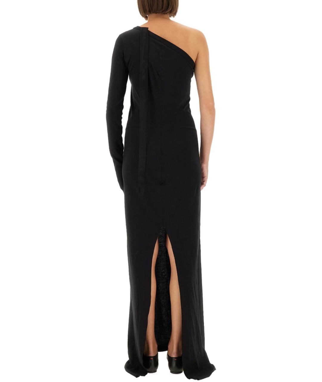 RICK OWENS DRKSHDW Черное хлопковое повседневное платье, фото 4