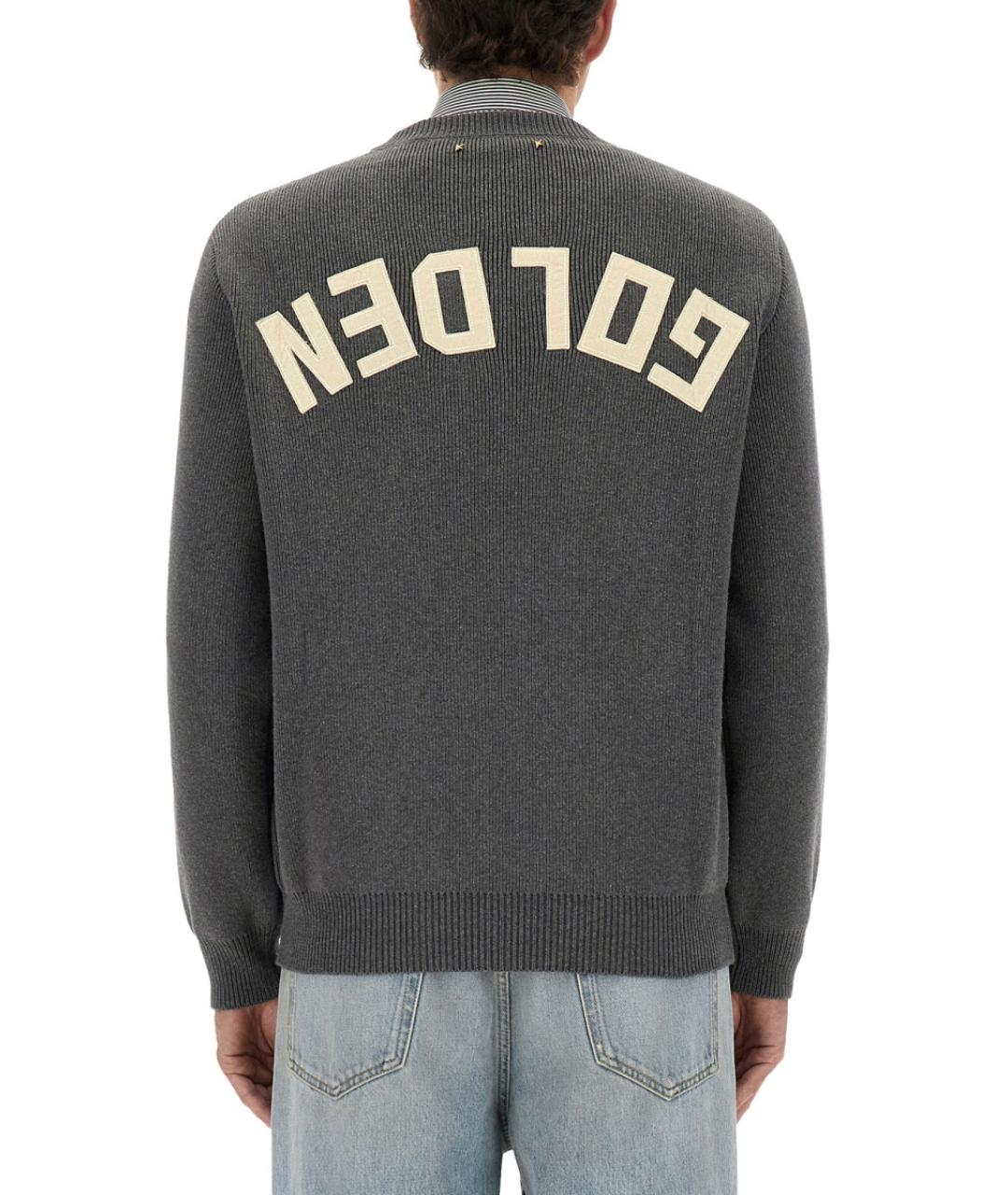 GOLDEN GOOSE DELUXE BRAND Серый хлопковый джемпер / свитер, фото 4