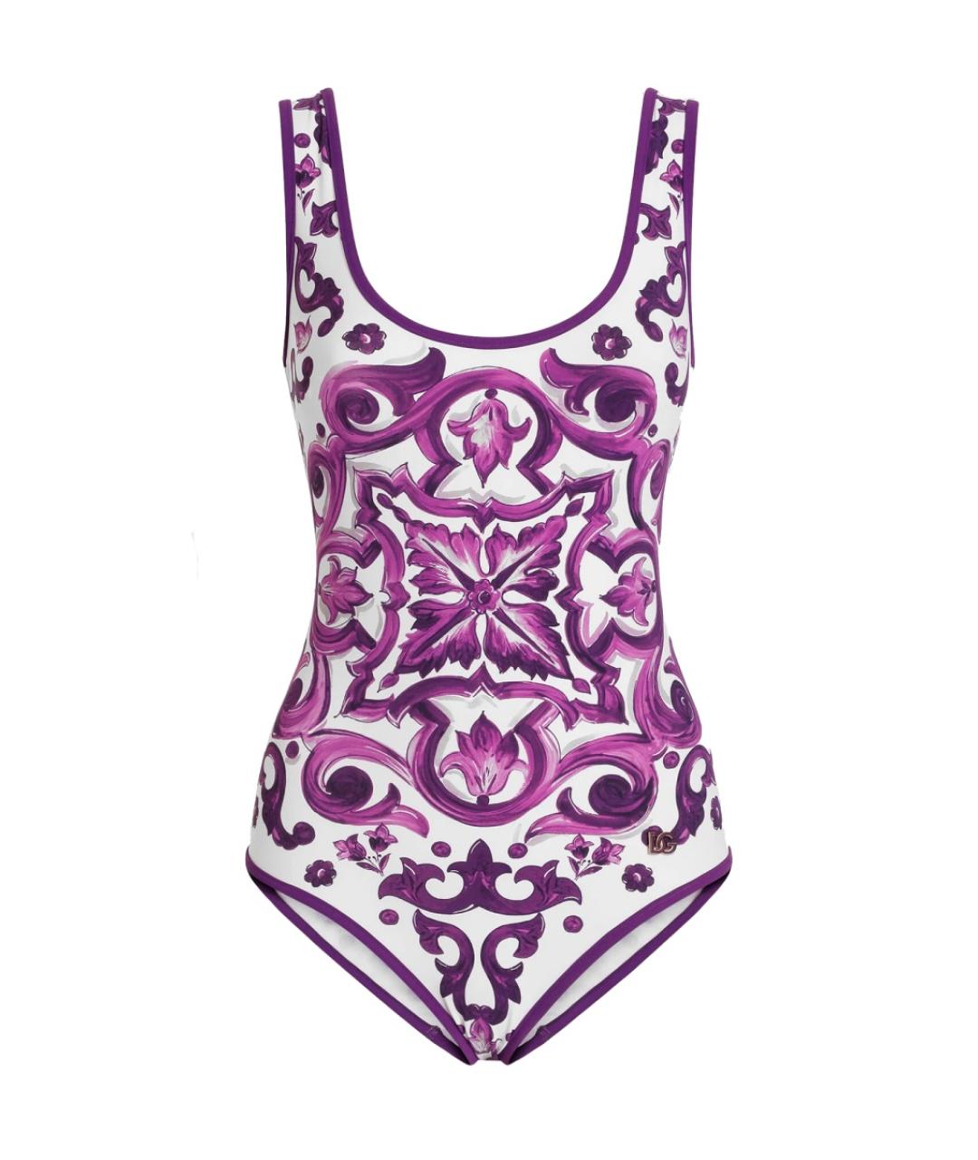 DOLCE&GABBANA Фиолетовый полиамидовый купальник, фото 1