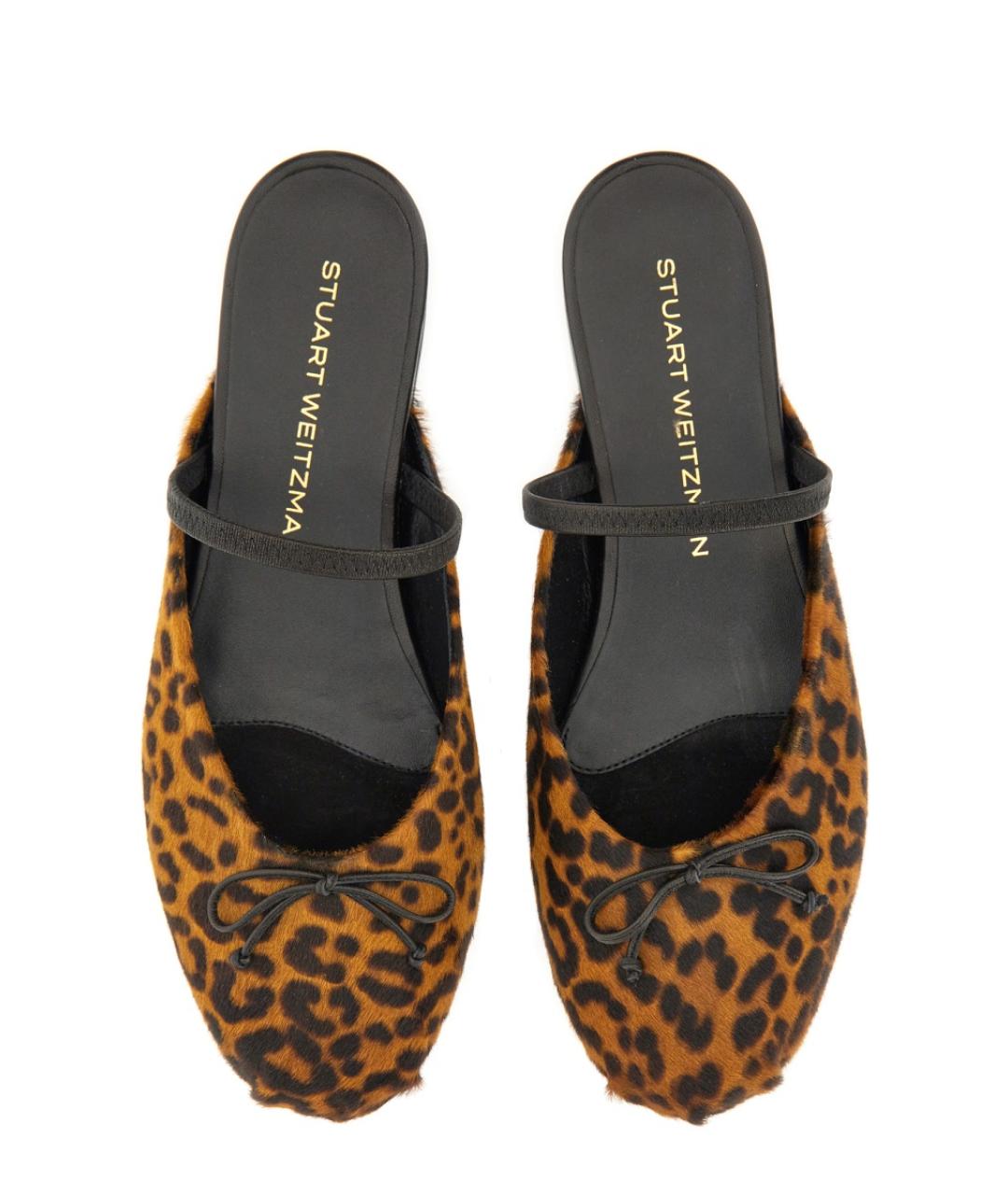 STUART WEITZMAN Мульти кожаные балетки, фото 5