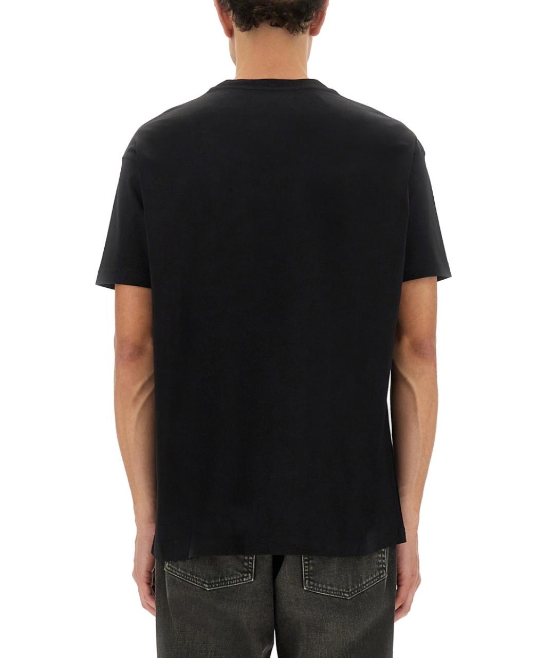 VIVIENNE WESTWOOD Черная хлопковая футболка, фото 4