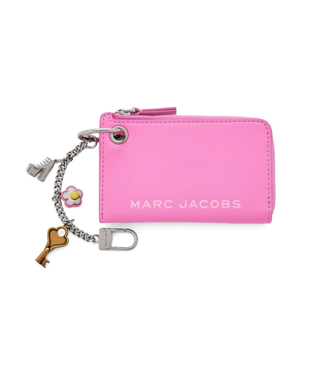 MARC JACOBS Розовый кожаный кошелек, фото 1