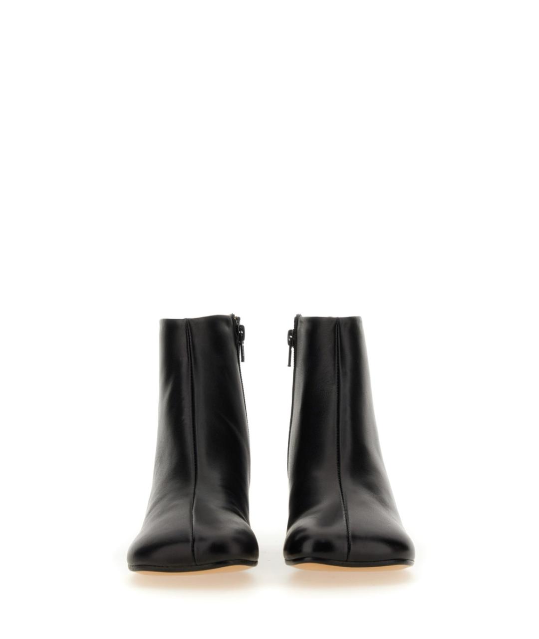 MM6 MAISON MARGIELA Черные кожаные ботинки, фото 4
