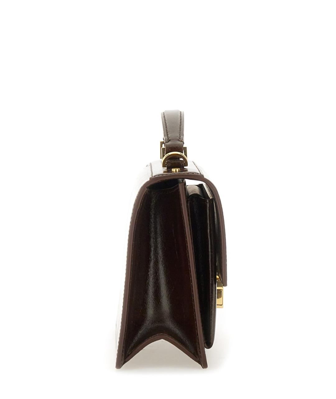 GOLDEN GOOSE DELUXE BRAND Коричневая кожаная сумка через плечо, фото 4