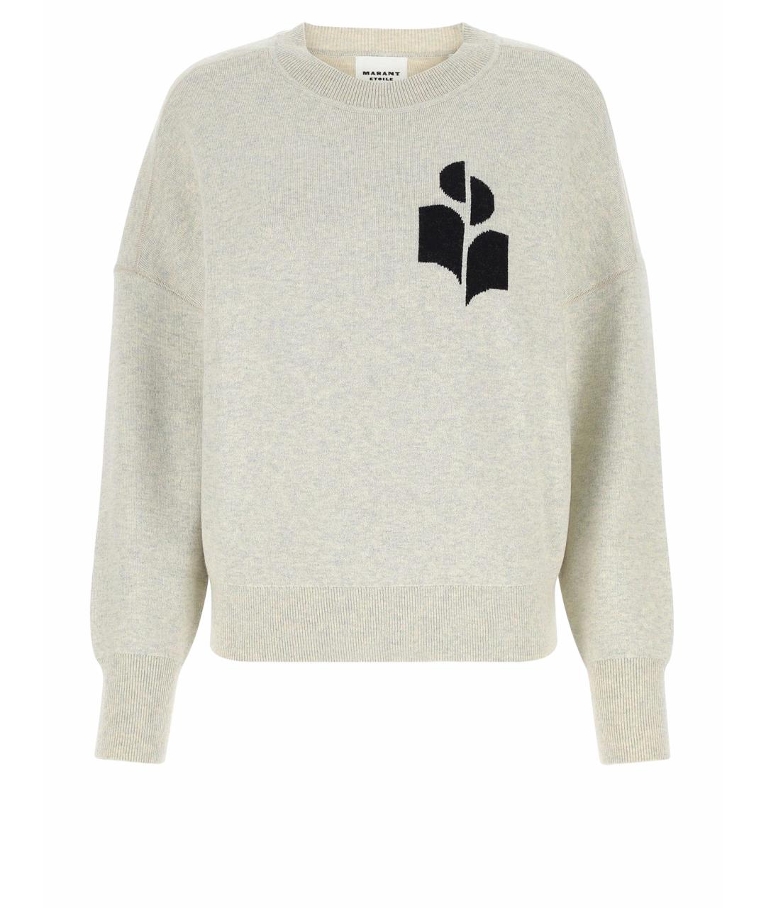 ISABEL MARANT ETOILE Серый хлопковый джемпер / свитер, фото 1
