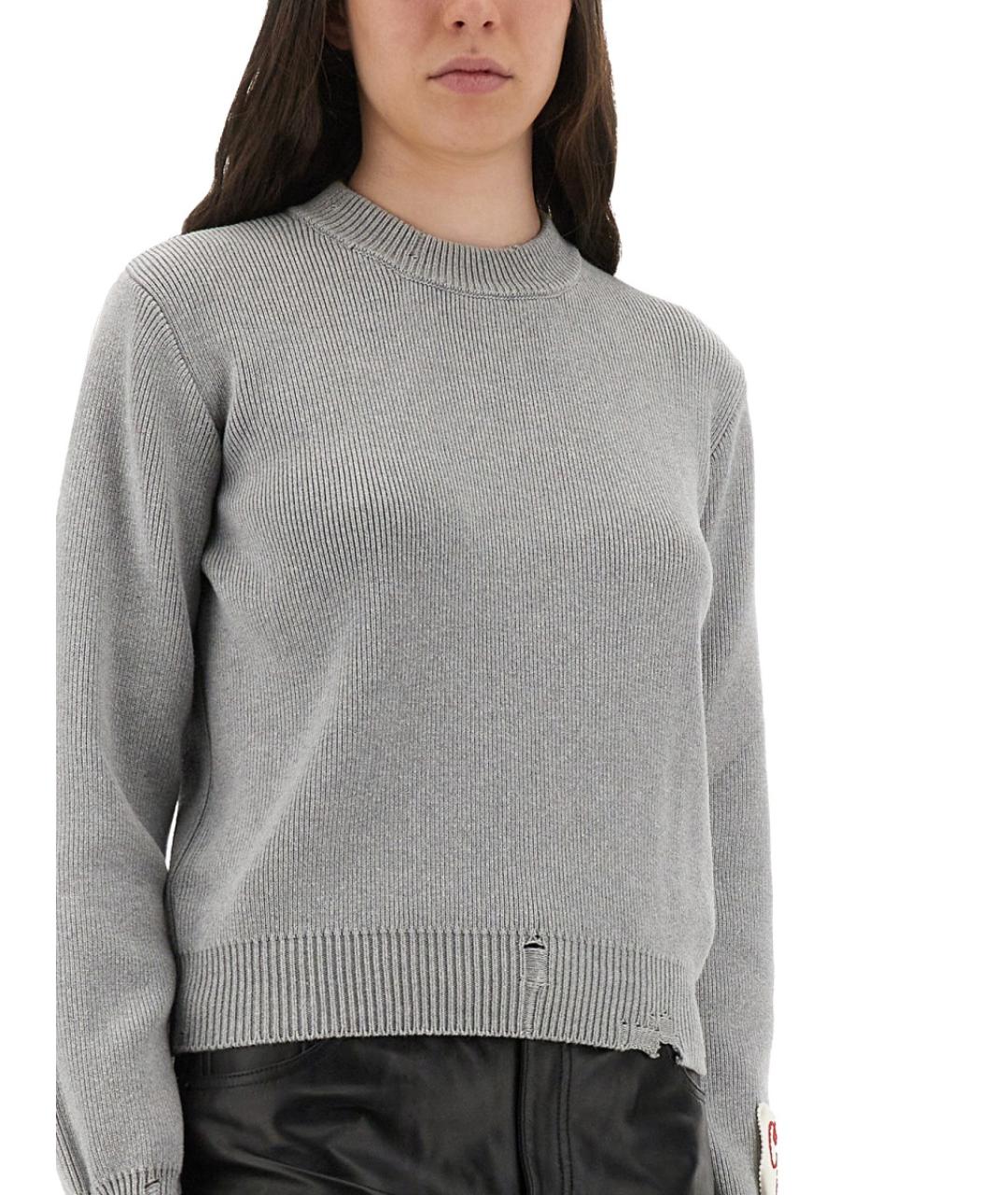 GOLDEN GOOSE DELUXE BRAND Серый хлопковый джемпер / свитер, фото 5