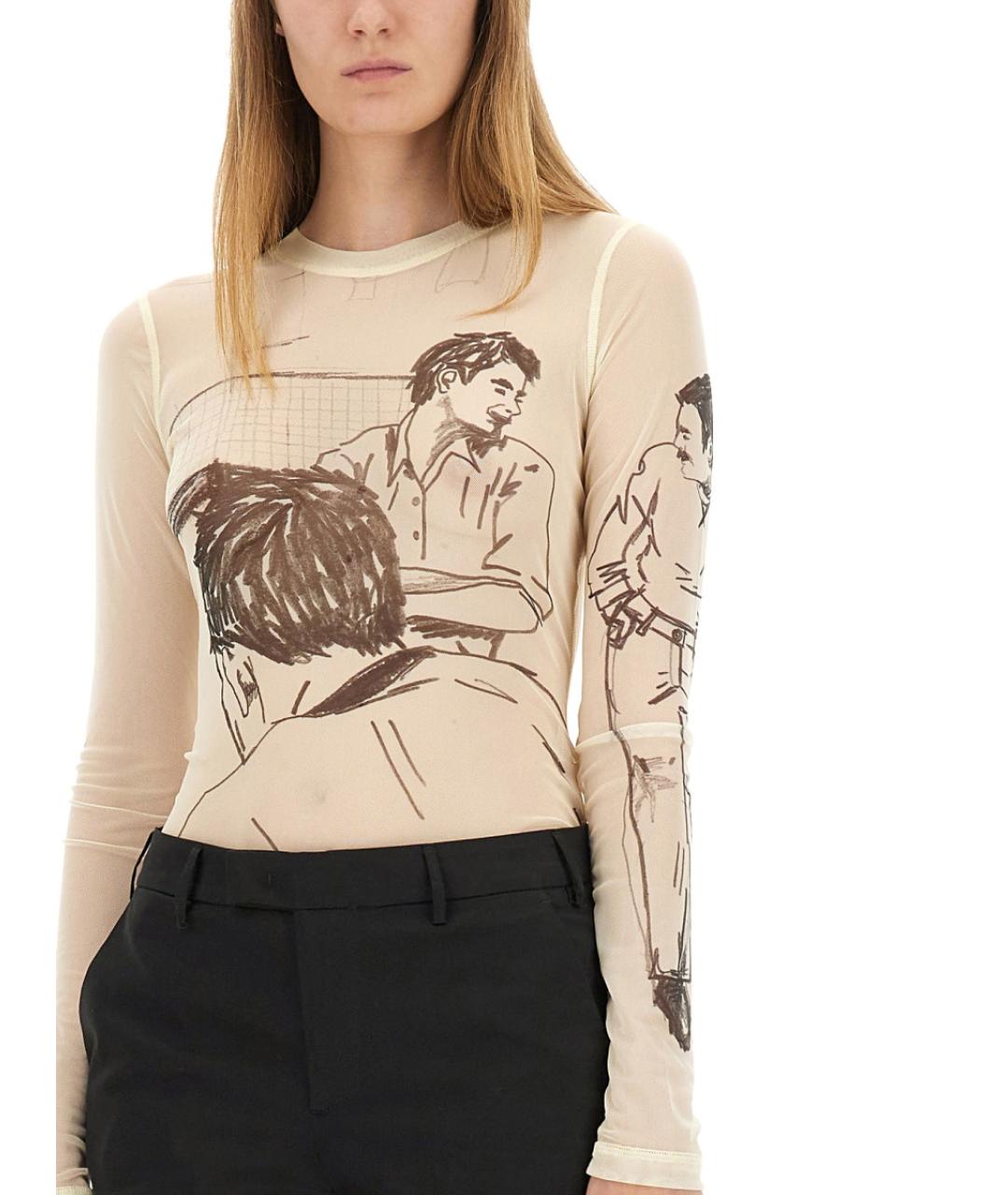 J.W.ANDERSON Мульти полиэстеровая блузы, фото 5