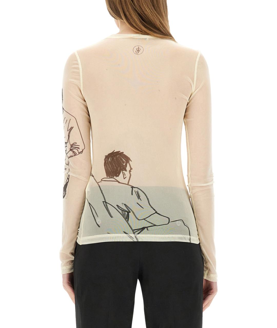 J.W.ANDERSON Мульти полиэстеровая блузы, фото 4