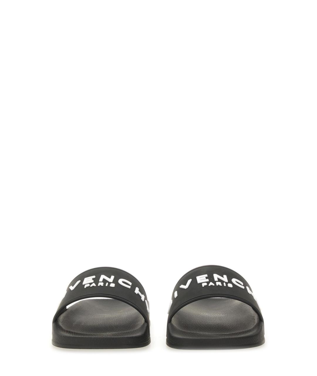 GIVENCHY Черные шлепанцы, фото 4