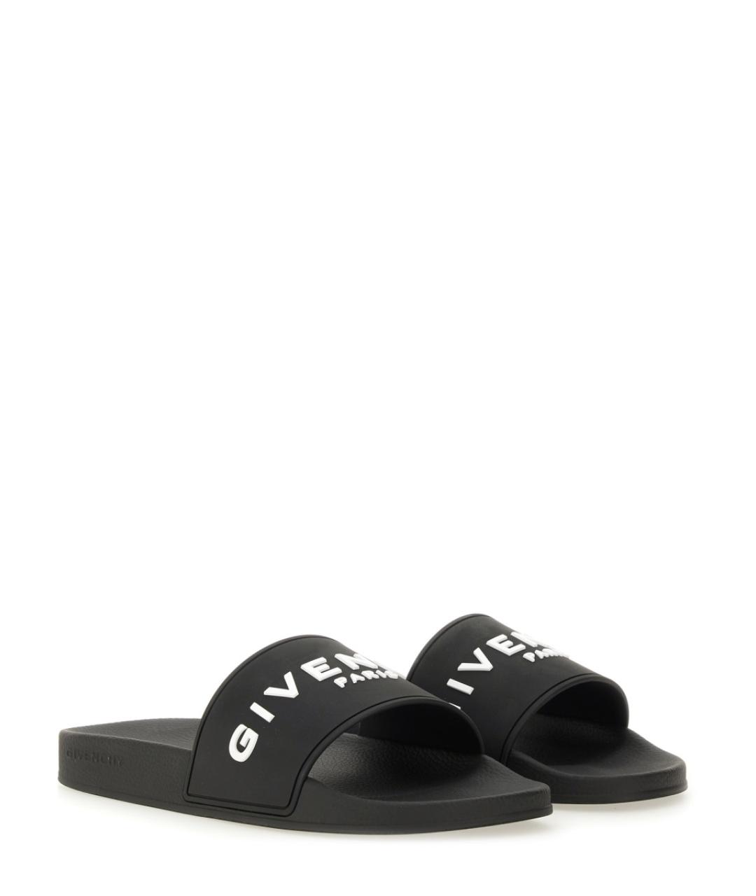GIVENCHY Черные шлепанцы, фото 2