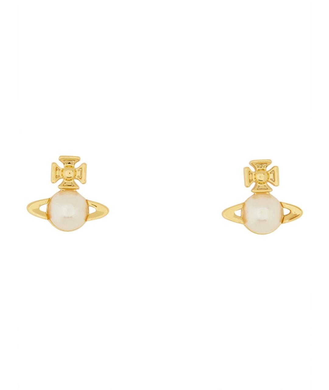 VIVIENNE WESTWOOD Золотые серьги, фото 1