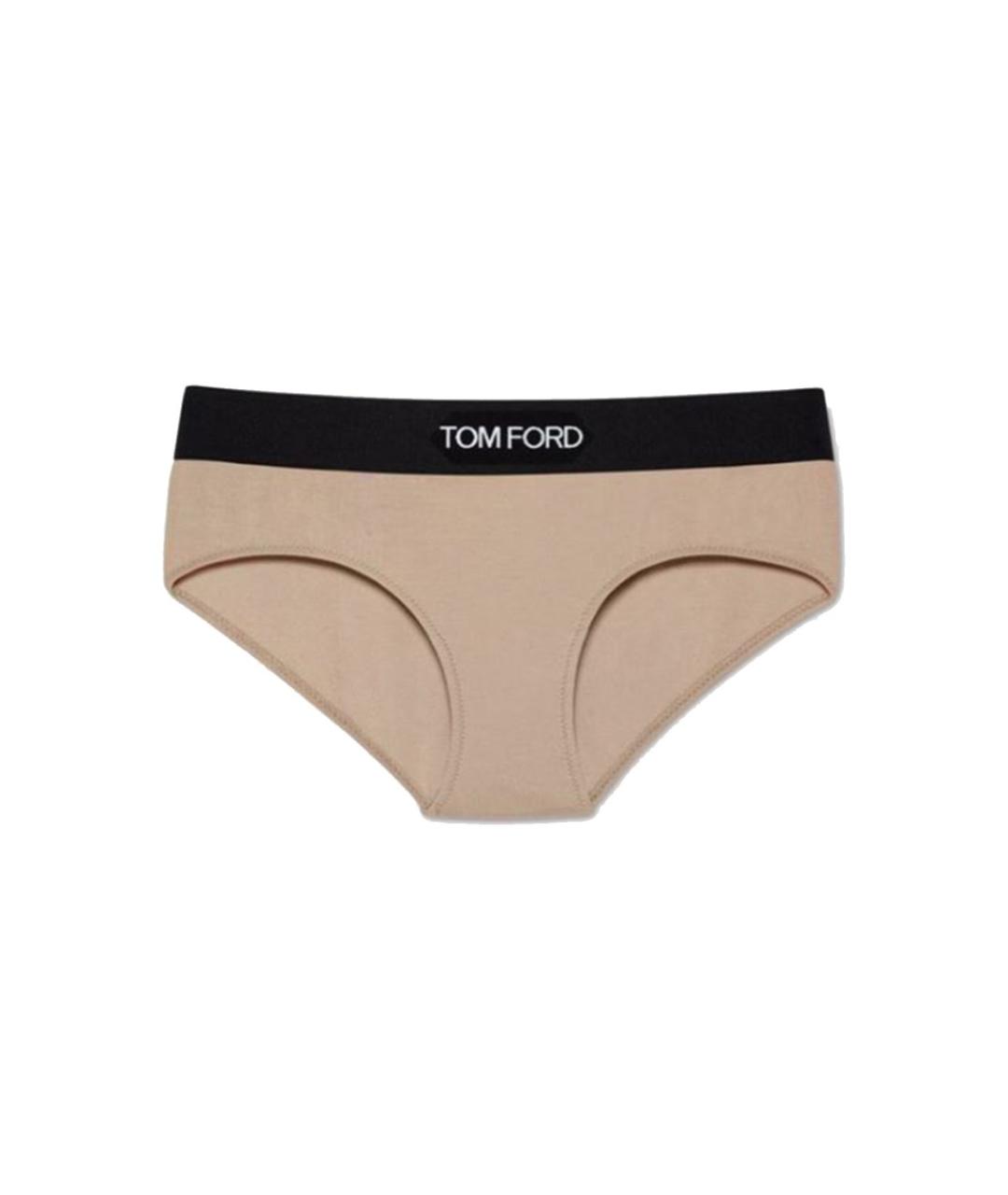 TOM FORD Бежевые трусы, фото 1