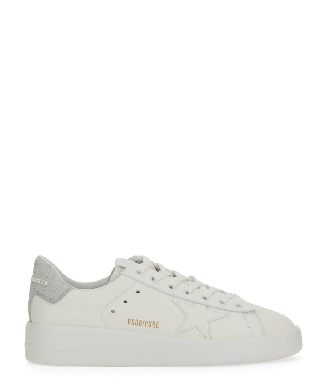 GOLDEN GOOSE DELUXE BRAND Белые кожаные кроссовки, фото 1